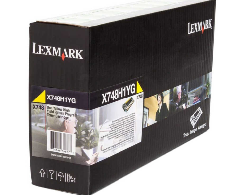 Lexmark X748H1YG - Yüksek Kapasiteli Sarı Toner